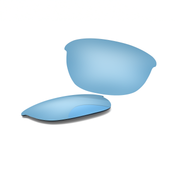 Oakley Half Jacket 2.0 Asian Fit OO9153 Replacement Lenses by FXL - Blue-HD