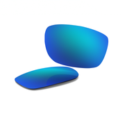 Oakley Bottle Rocket 4.0 Replacement Lenses by FXL - Blue-Mirrored
