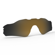 Oakley Radar EV Pitch OO9211 Replacement Lenses by FXL - Bronze Gold-Mirrored