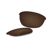 Oakley Half Jacket 2.0 Asian Fit OO9153 Replacement Lenses by FXL - Brown