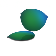 Oakley Trailing Point OO9447 Replacement Lenses by FXL - Green-Mirrored