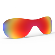 Oakley Breathless Replacement Lenses by FXL - Red-Mirrored